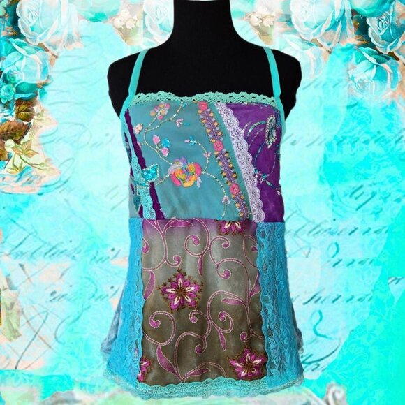 Bejewelled Enchantment Top | Roselani Jasmin | Size Small - Picture 1 of 12